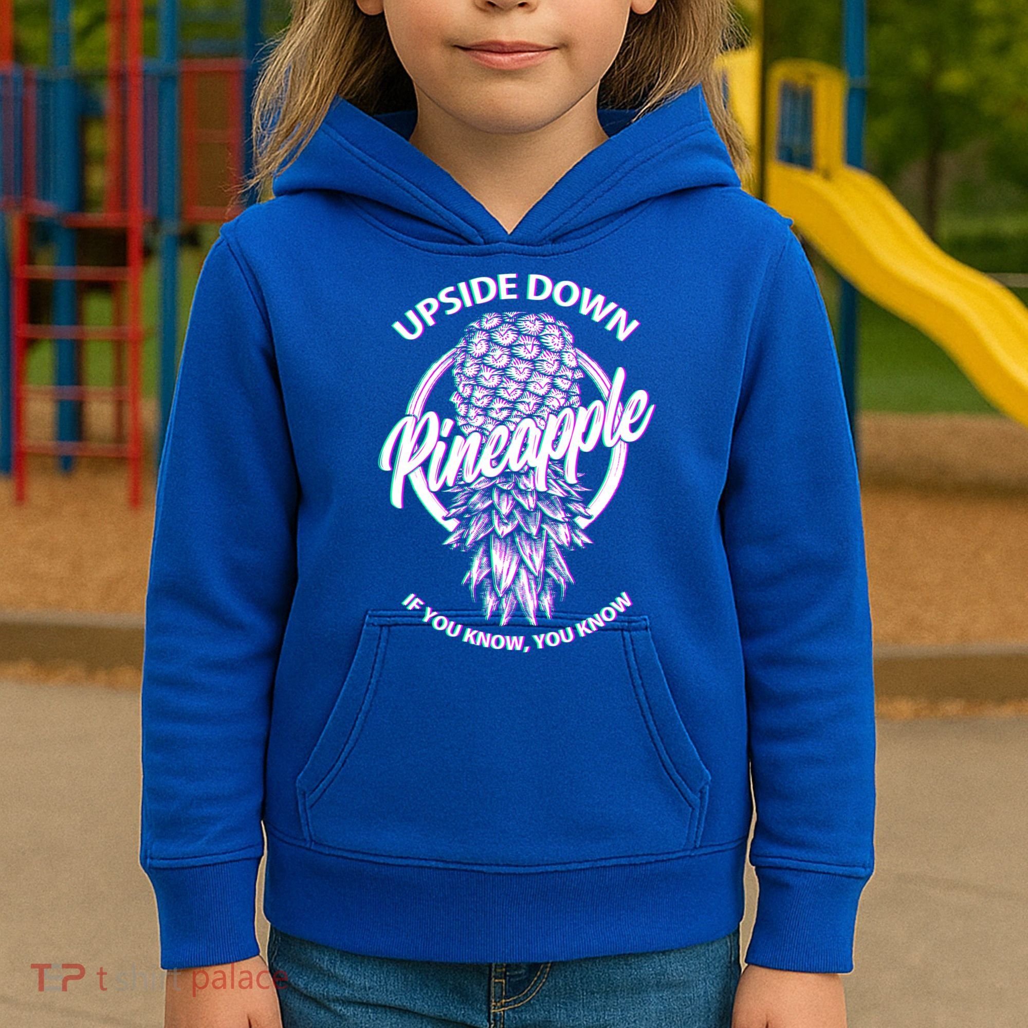 If You Know You Know Upside Down Pineapple Gift Kids Hoodie