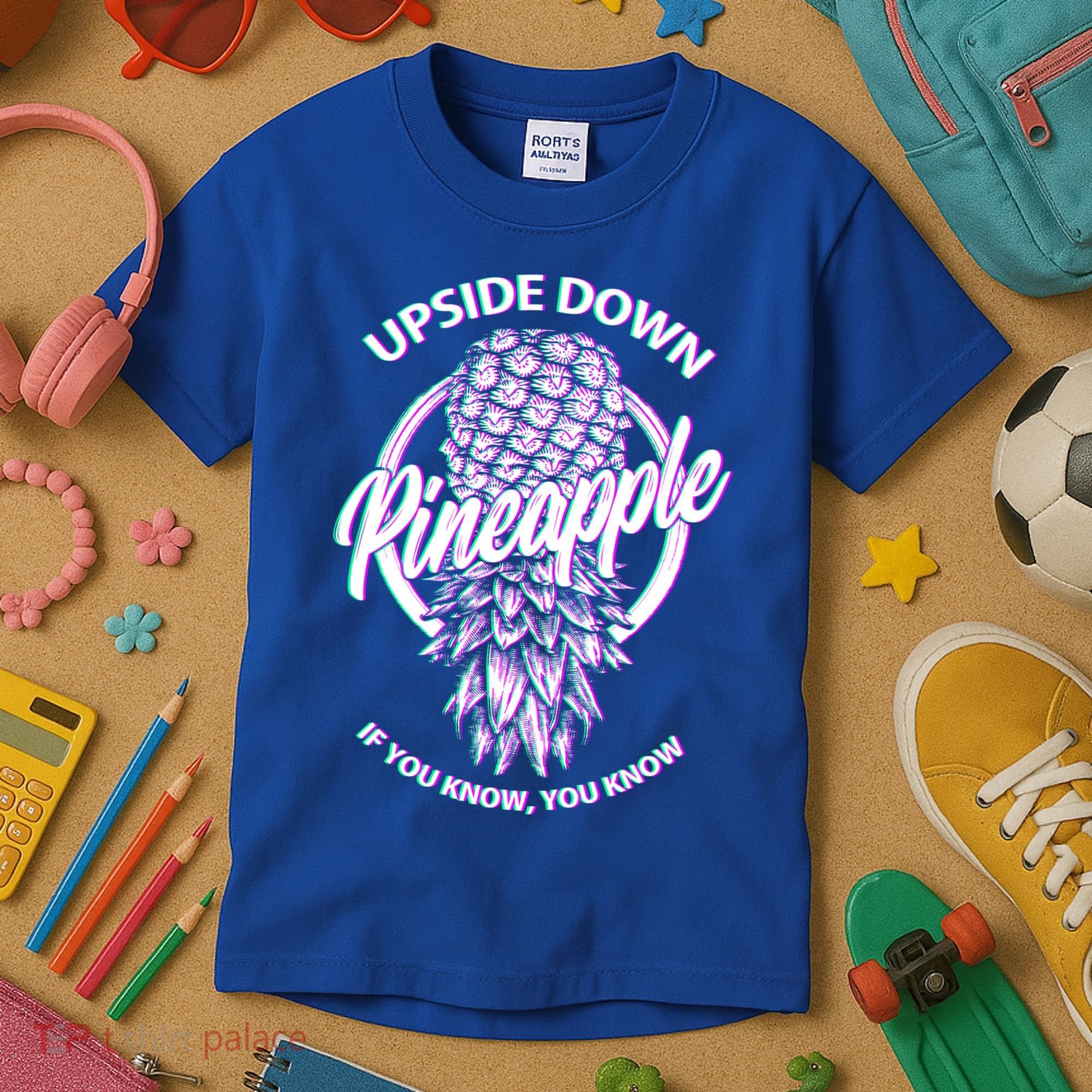 If You Know You Know Upside Down Pineapple Gift Kids T-Shirt