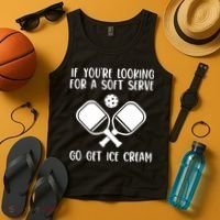 If You're Looking For A Soft Serve Go Get Ice Cream Tank Top thumb 4