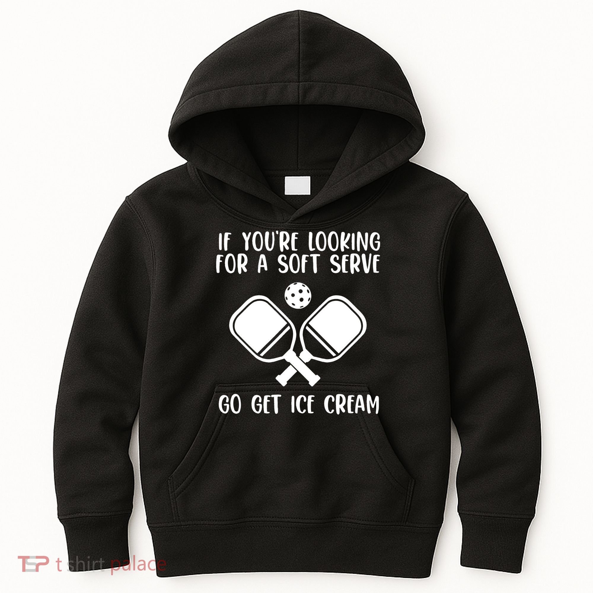 If You're Looking For A Soft Serve Go Get Ice Cream Kids Hoodie