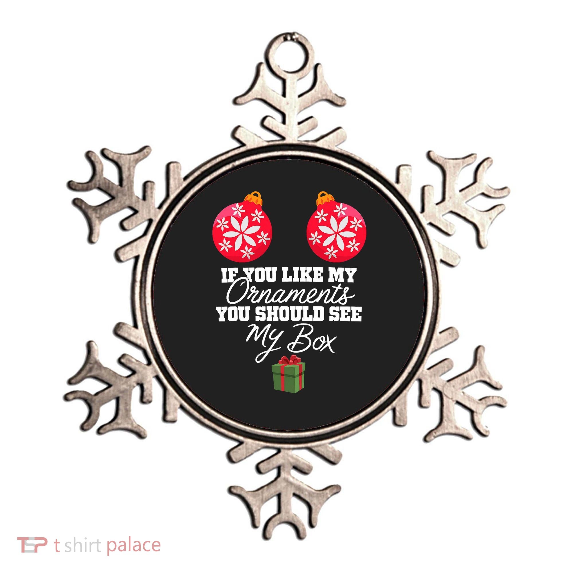 If You Like My Ornaments You Should See My Box Christmas Ornament