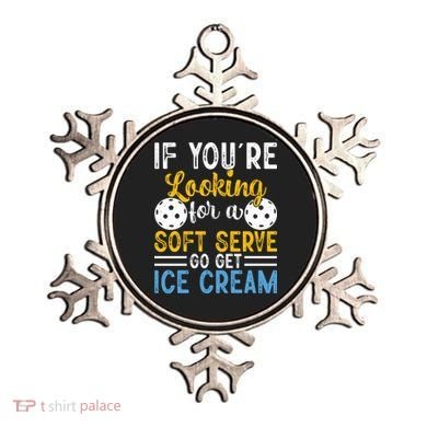 If You Looking For A Soft Serve Got Get Ice Cream Pickleball Gift Ornament