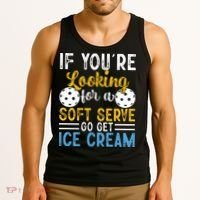 If You Looking For A Soft Serve Got Get Ice Cream Pickleball Gift Tank Top thumb 3