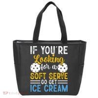 If You Looking For A Soft Serve Got Get Ice Cream Pickleball Gift Tote Bag thumb 0
