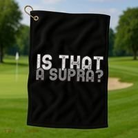 Is That a Supra Funny Car Auto Enthusiast JDM  Golf Towel thumb 1
