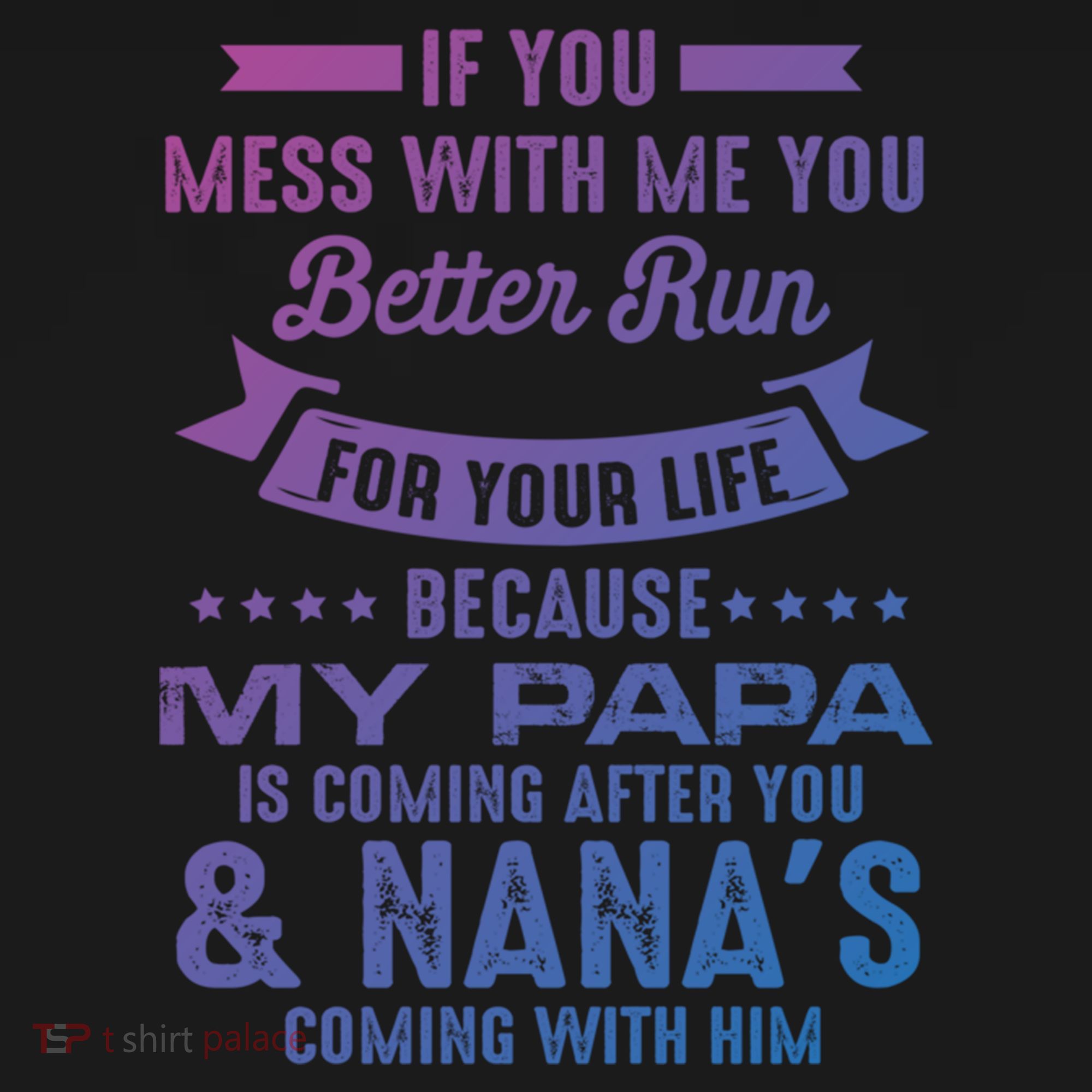 If You Mess With Me My Papa And Nana Is Coming Gift Ornament