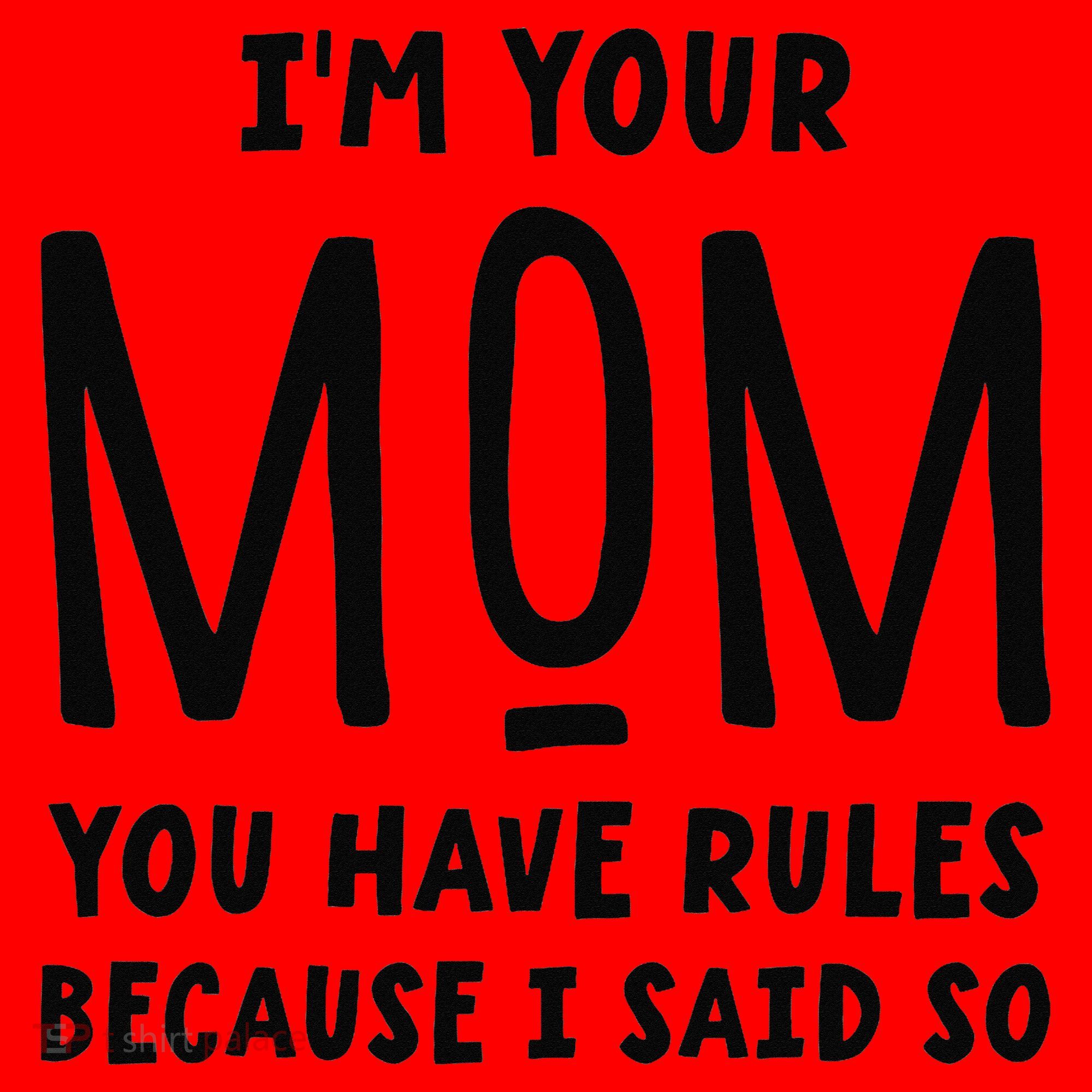 Im Your Mom Your Rules Are Invalid Matching Siblings Santa Hat