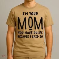 Im Your Mom Your Rules Are Invalid Matching Siblings T-Shirt thumb 3