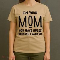 Im Your Mom Your Rules Are Invalid Matching Siblings T-Shirt thumb 4