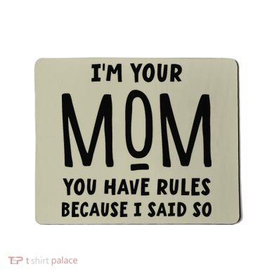 Im Your Mom Your Rules Are Invalid Matching Siblings Mousepad