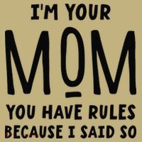Im Your Mom Your Rules Are Invalid Matching Siblings Mousepad thumb 1