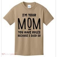 Im Your Mom Your Rules Are Invalid Matching Siblings Kids T-Shirt thumb 0
