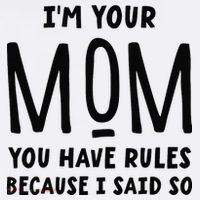 Im Your Mom Your Rules Are Invalid Matching Siblings Garment-Dyed Sweatshirt thumb 2