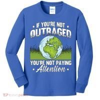 If Youre Not Outraged Environt Protect Climate Change Cute Gift Kids Long Sleeve Shirt thumb 0
