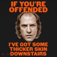 If You're Offended I've Got Some Thicker Skin Downstairs Women's Hoodie thumb 2