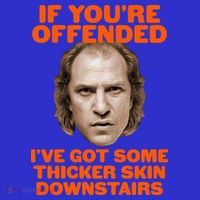 If You're Offended I've Got Some Thicker Skin Downstairs Women's T-Shirt thumb 6