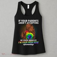 If Your Parents Aren't Accepting Of Your Identity I'm Your Mom Now #FreeMomHugs Women's Tank Top thumb 3