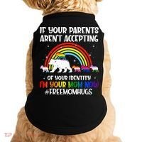 If Your Parents Arent Accepting Im Your Mom Now LGBT Flag Doggie Tank thumb 0