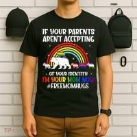 If Your Parents Arent Accepting Im Your Mom Now LGBT Flag T-Shirt thumb 6