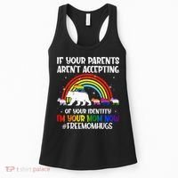 If Your Parents Arent Accepting Im Your Mom Now LGBT Flag Women's Tank Top thumb 0