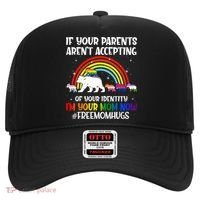 If Your Parents Arent Accepting Im Your Mom Now LGBT Flag Hat thumb 0