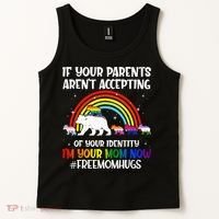 If Your Parents Arent Accepting Im Your Mom Now LGBT Flag Tank Top thumb 2