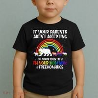 If Your Parents Arent Accepting Im Your Mom Now LGBT Flag Toddler T-Shirt thumb 2