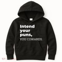 Intend Your Puns You Cowards  Kids Hoodie thumb 0