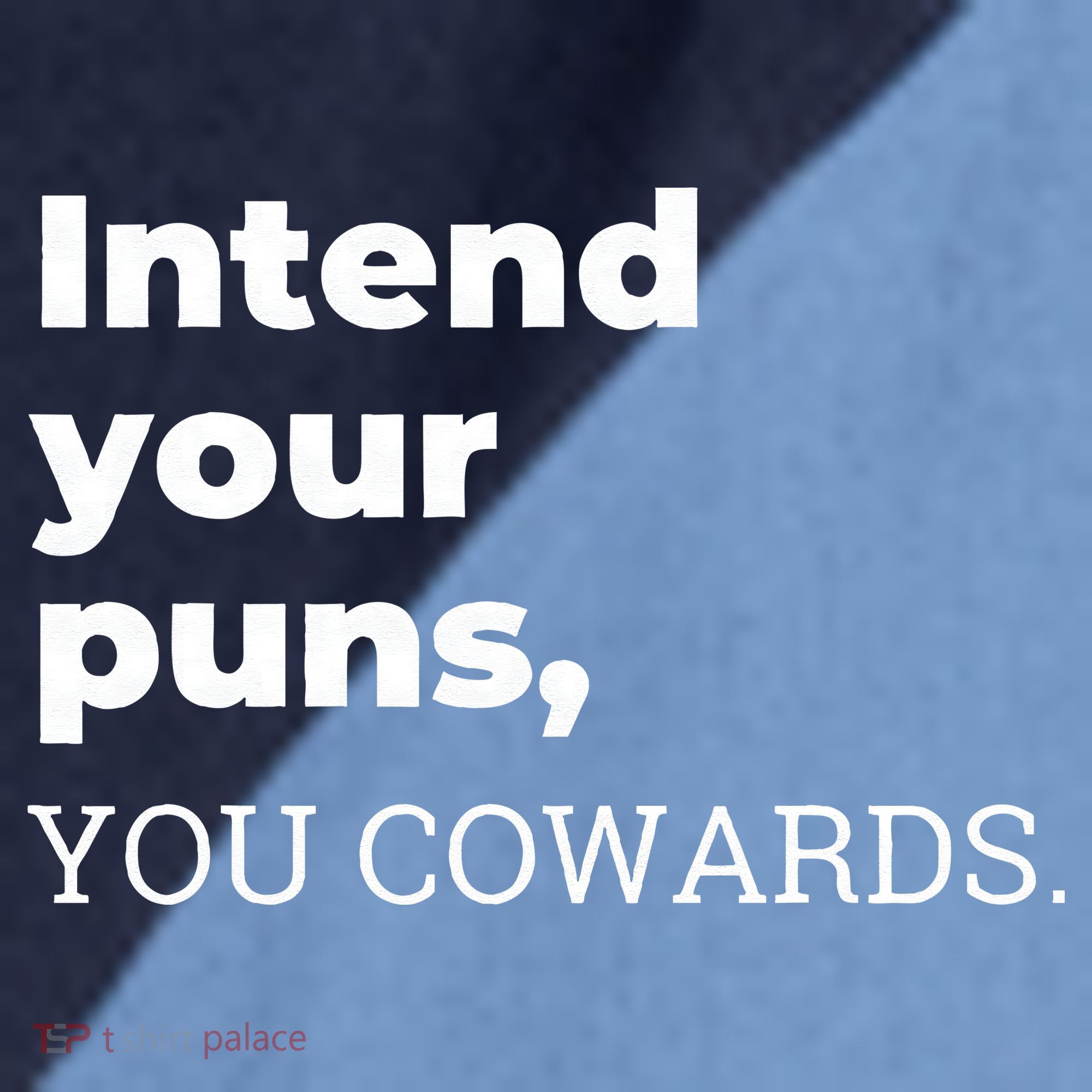 Intend Your Puns You Cowards  Raglan Baseball Sleeve Shirt