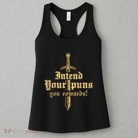 Intend Your Puns You Cowards Funny Pun Women's Tank Top thumb 3