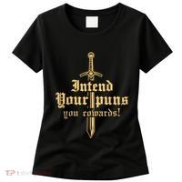 Intend Your Puns You Cowards Funny Pun Women's T-Shirt thumb 0