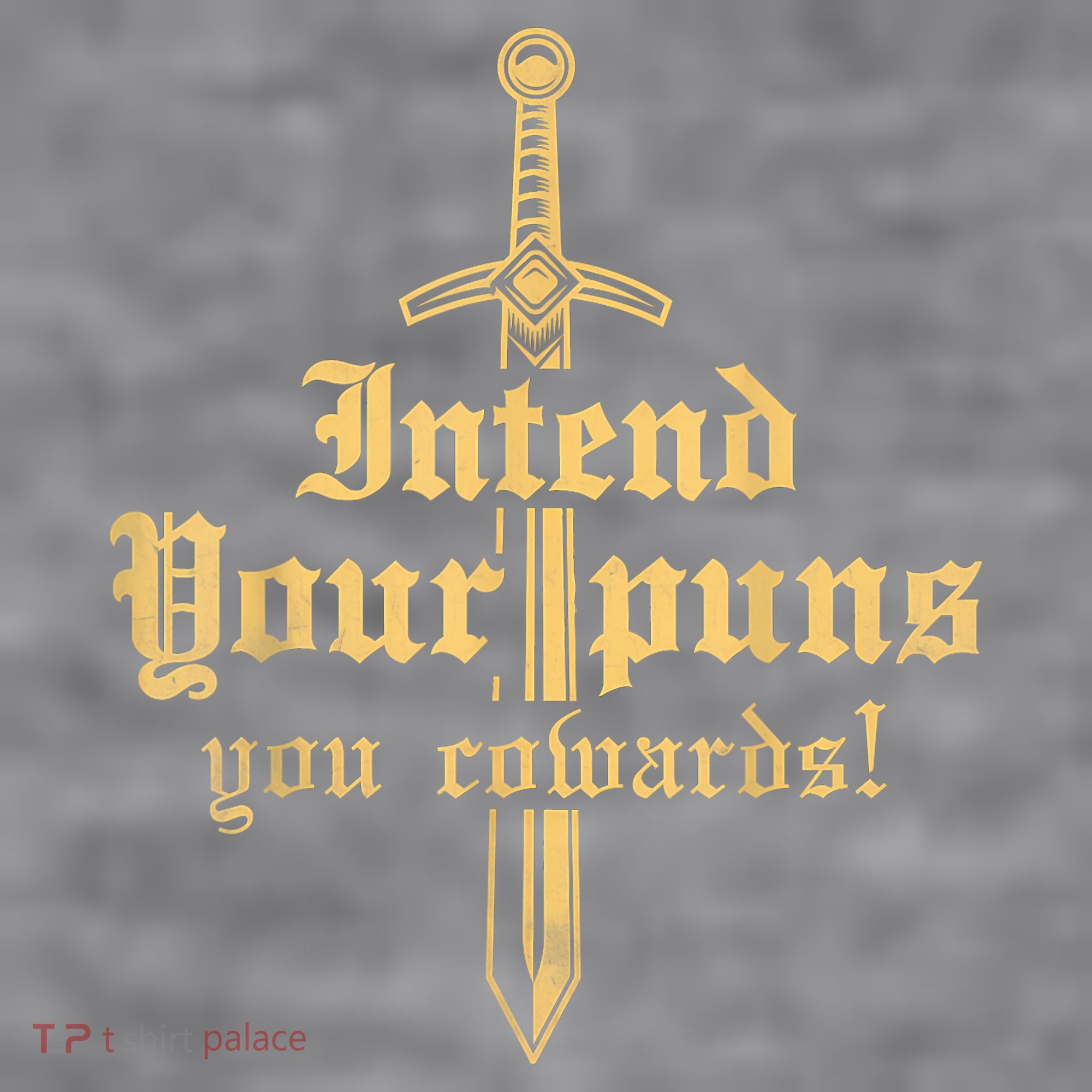 Intend Your Puns You Cowards Funny Pun Women's Racerback Cropped Tank