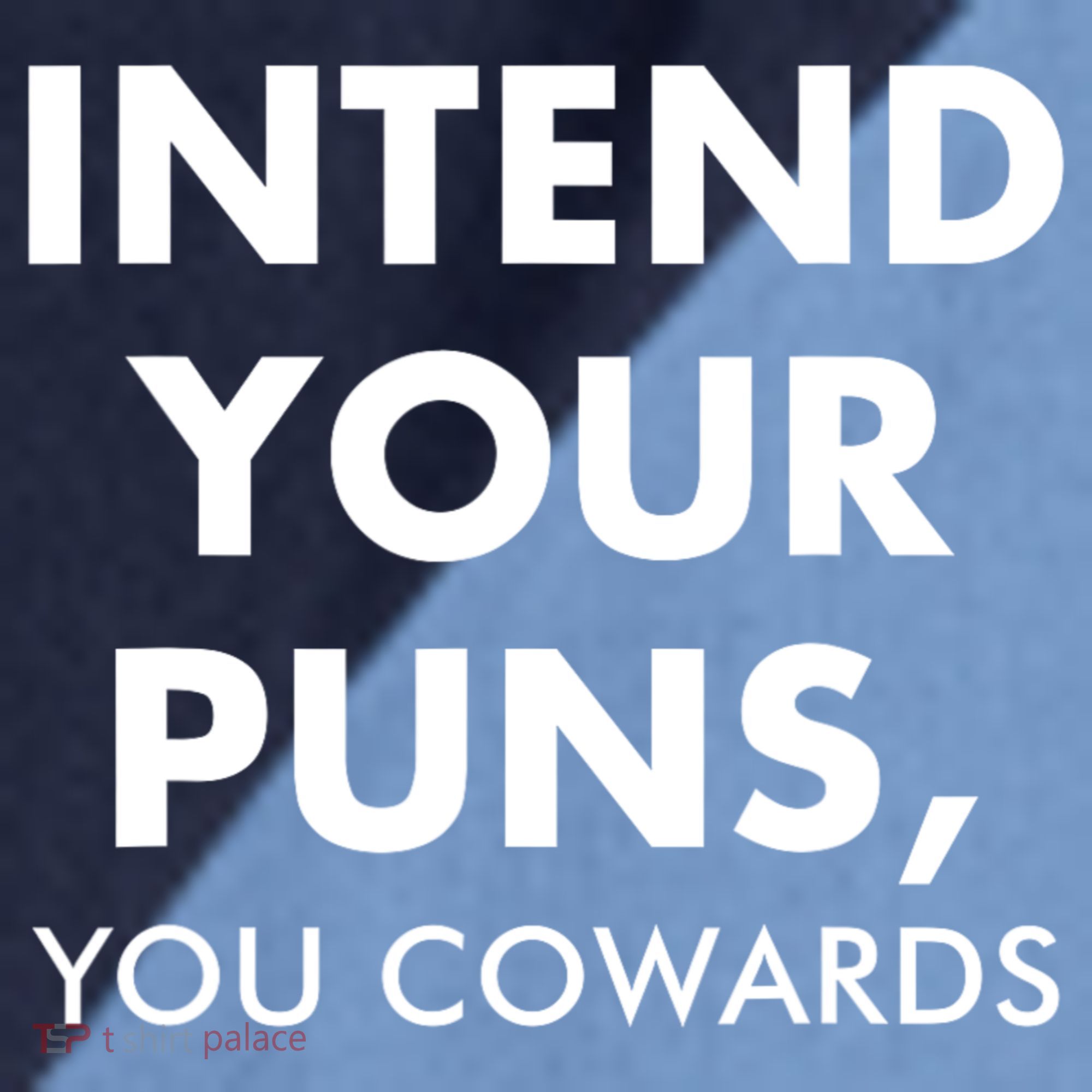 Intend Your Puns You Cowards Funny Raglan Baseball Sleeve Shirt