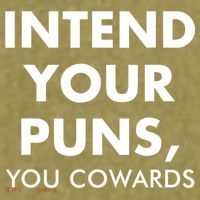 Intend Your Puns You Cowards Funny Garment-Dyed Women's Muscle Tee thumb 6