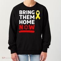 Israel Yellow Ribbon Symbol Bring Them Back Home Now Women's Sweatshirt thumb 0