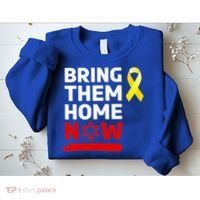 Israel Yellow Ribbon Symbol Bring Them Back Home Now Sweatshirt thumb 2