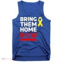 Israel Yellow Ribbon Symbol Bring Them Back Home Now Tank Top thumb 0