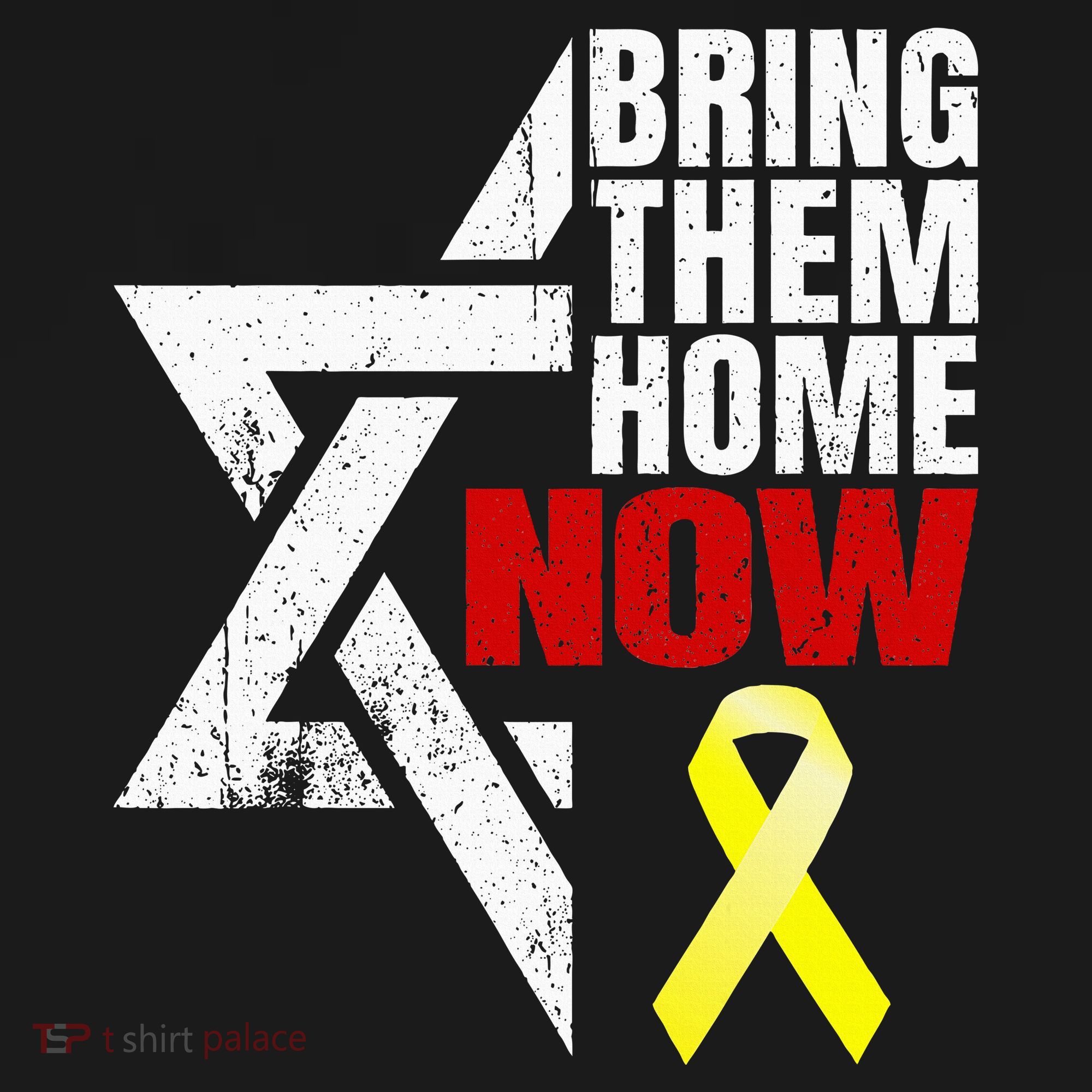 Israel Yellow Ribbon Symbol Bring Them Back Home Now Backpack