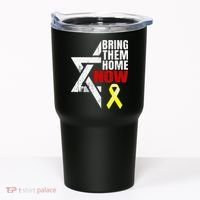 Israel Yellow Ribbon Symbol Bring Them Back Home Now Tumbler thumb 0