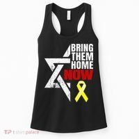 Israel Yellow Ribbon Symbol Bring Them Back Home Now Women's Tank Top thumb 0