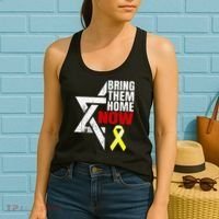 Israel Yellow Ribbon Symbol Bring Them Back Home Now Women's Tank Top thumb 2