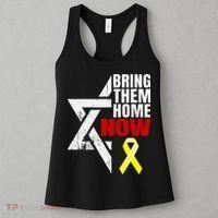 Israel Yellow Ribbon Symbol Bring Them Back Home Now Women's Tank Top thumb 3