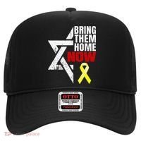 Israel Yellow Ribbon Symbol Bring Them Back Home Now Hat thumb 0