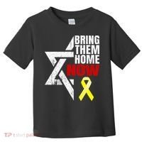 Israel Yellow Ribbon Symbol Bring Them Back Home Now Toddler T-Shirt thumb 0