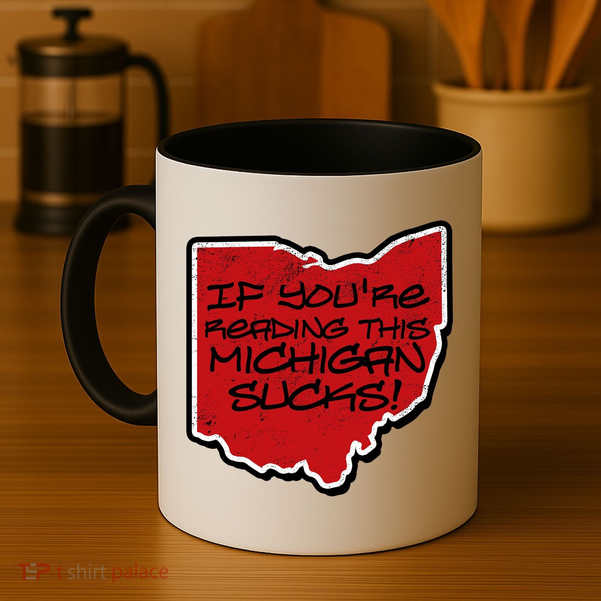 If You're Reading This Michigan Sucks Funny Ohio Coffee Mug