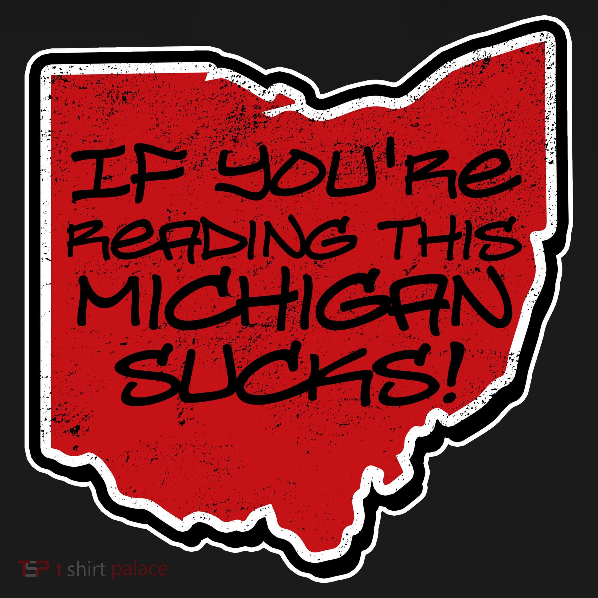 If You're Reading This Michigan Sucks Funny Ohio Ornament