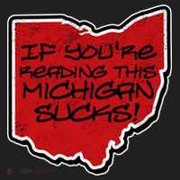 If You're Reading This Michigan Sucks Funny Ohio Hat thumb 2