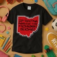 If You're Reading This Michigan Sucks Funny Ohio Kids T-Shirt thumb 3