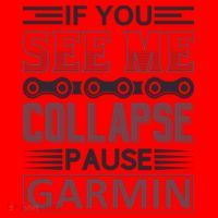 If You See Me Collapse Pause Garmin Santa Hat thumb 1