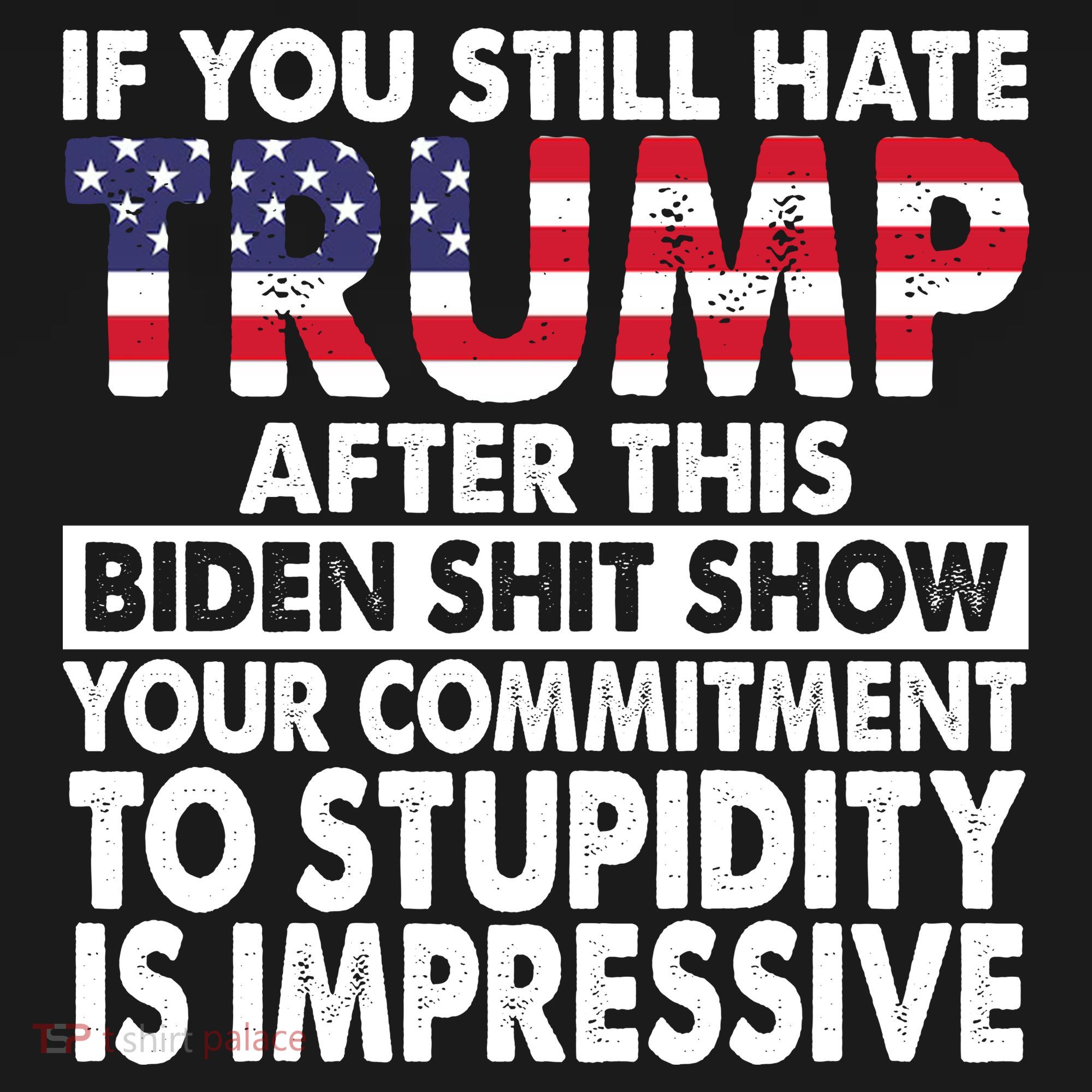 If You Still Hate Trump After This Biden Shit Show Funny Politcal Ornament